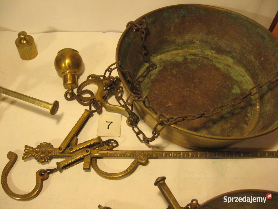Waga waga kwietnik Mosiądz Kolekcja Poznań sprzedam