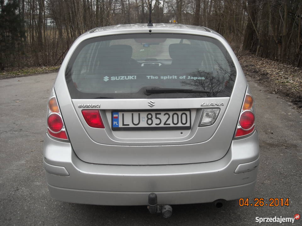 Suzuki Liana 1,6 B+LPG , 2004 r , Klimatyzacja , Hak
