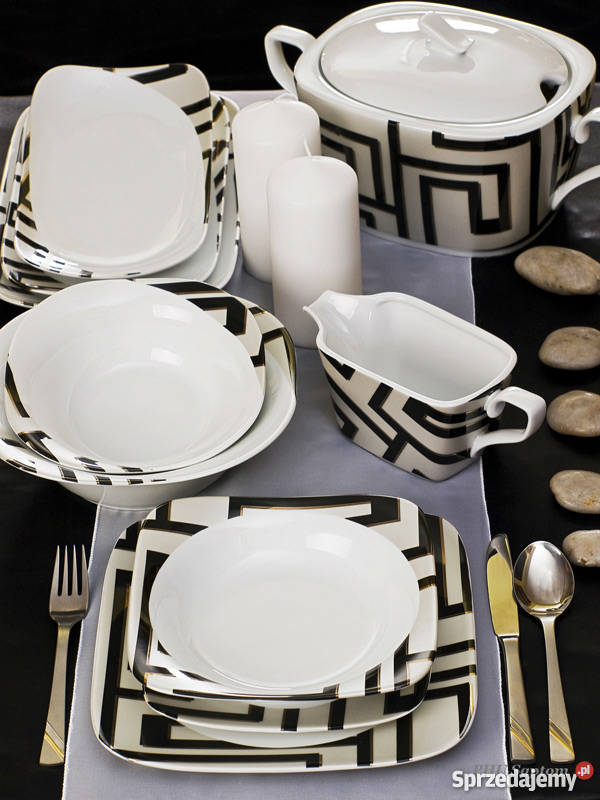 Serwis obiadowy Etna Wezuwiusz nowoczesna dolnośląskie