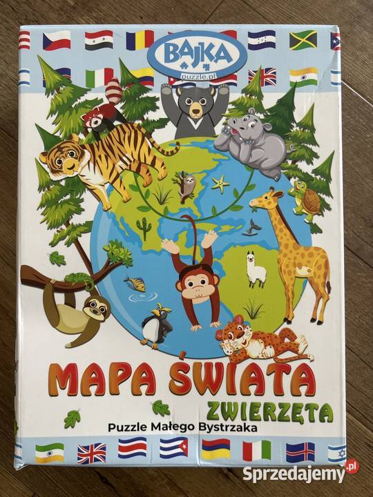 Puzzle zwierzęta świata puzzle małego bystrzaka mazowieckie sprzedam
