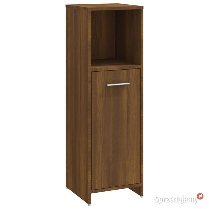 Szafka łazienkowa brązowy dąb 30x30x95 WM825839