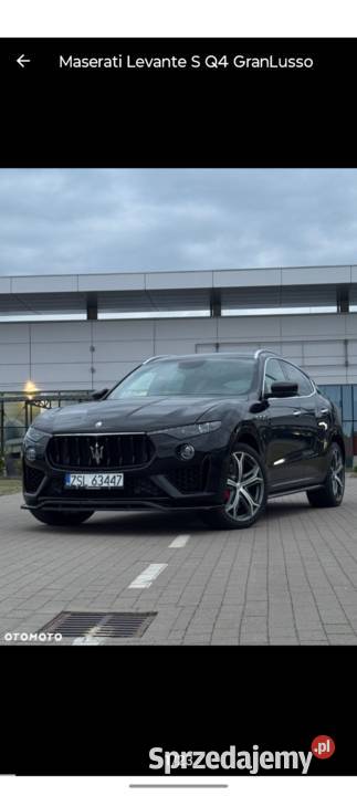 Maserati Levante SQ4 granLusso, pełny lift / zamiana
