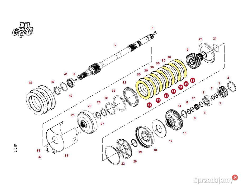 Tarcza cierna skrzyni biegów Fendt 822100010120 Białystok