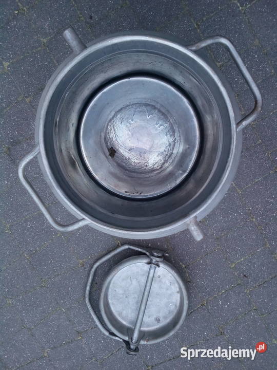 Bańka konew Stalowa kanka 20l na mleko wode Trębowiec-Krupów