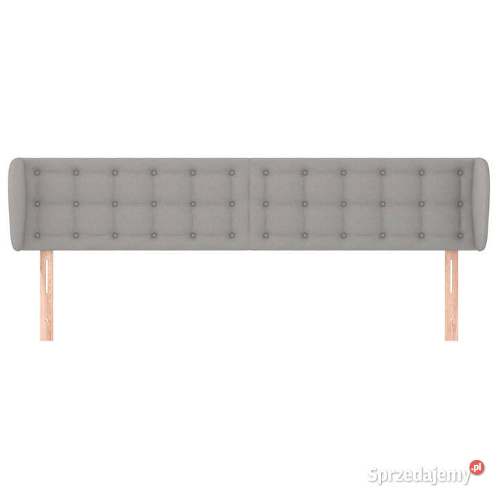 Zagłówek uszak jasnoszary 163x23x7888 tkanina Ramy i stelaże Warszawa
