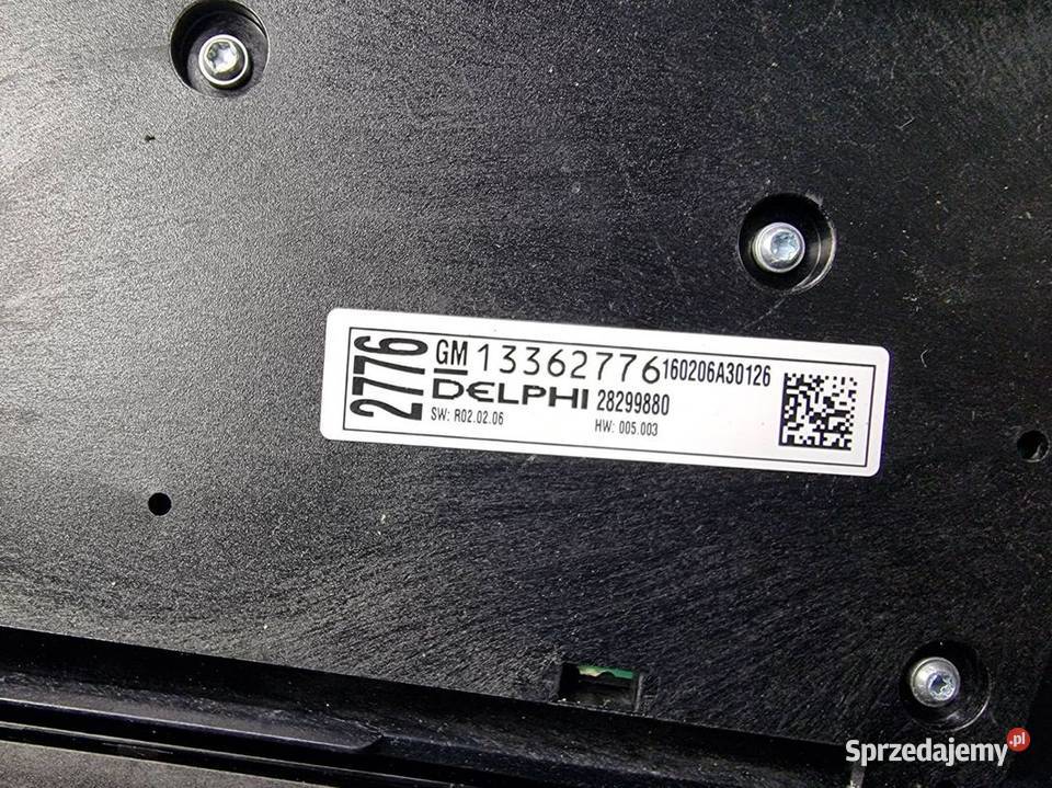 PANEL KLIMATYZACJI OPEL MERIVA B II 13435154 Lipno