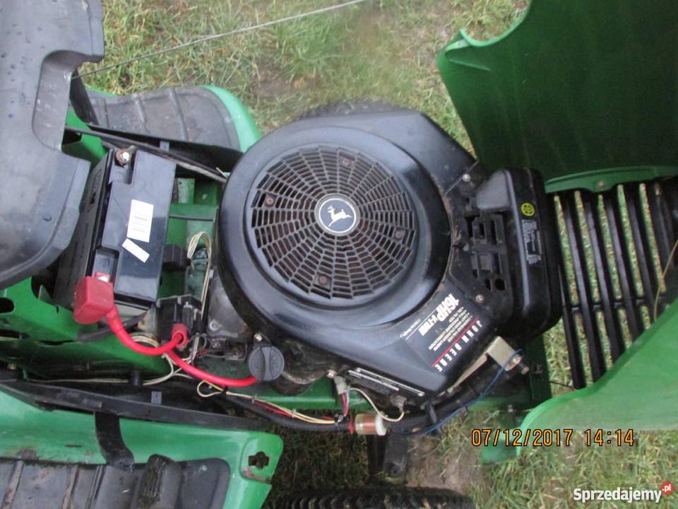 John Deere traktorek kosiarka LT166 MULCZER Hołubla