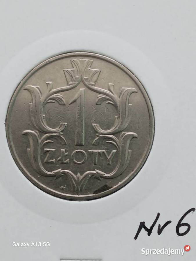 1 Złoty 1929 r 6 Konin
