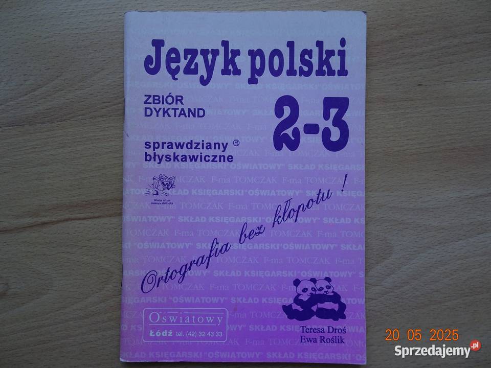 Zbiór dyktand Sprawdziany błyskawiczne Kraków