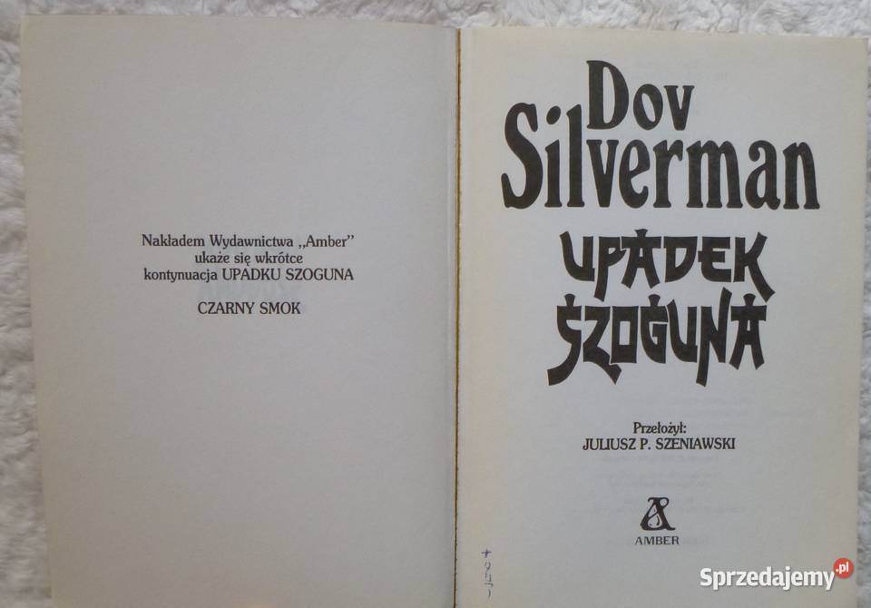 Upadek szoguna Dov Silverman Proza i poezja Warszawa