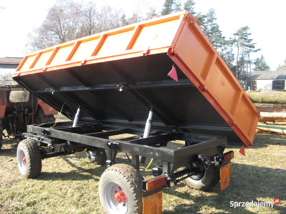 przyczepa d46 d35 d732 2 stronny wywrot stan