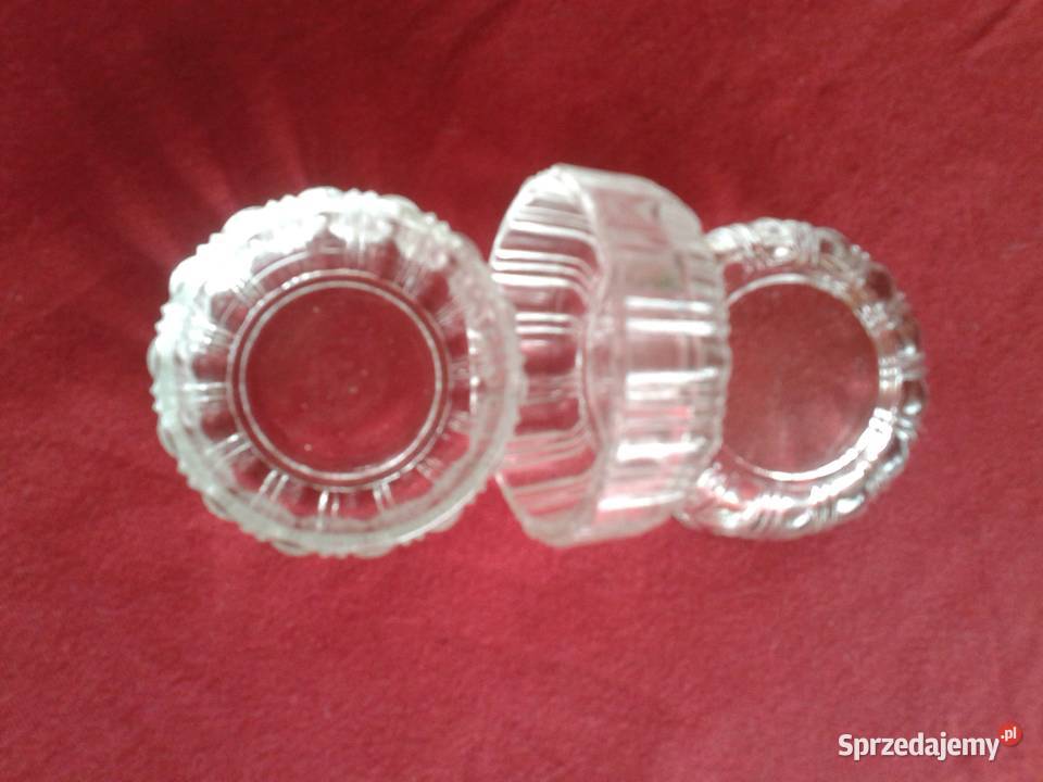 Cukiernica szklana ze szlifem grube szkołGruszka Akcesoria kuchenne Łódź