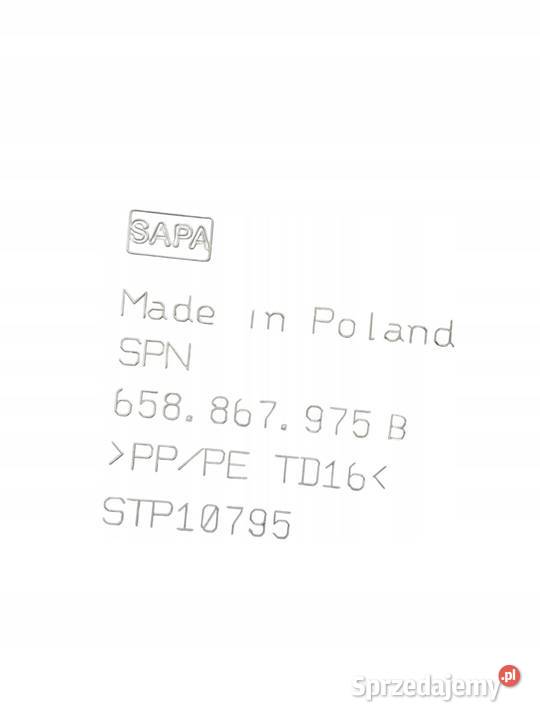 TAPICERKA BOCZEK OSŁONA KLAPY BAGAŻNIKA