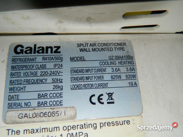 KLIMATYZATOR GALANZ Łódź