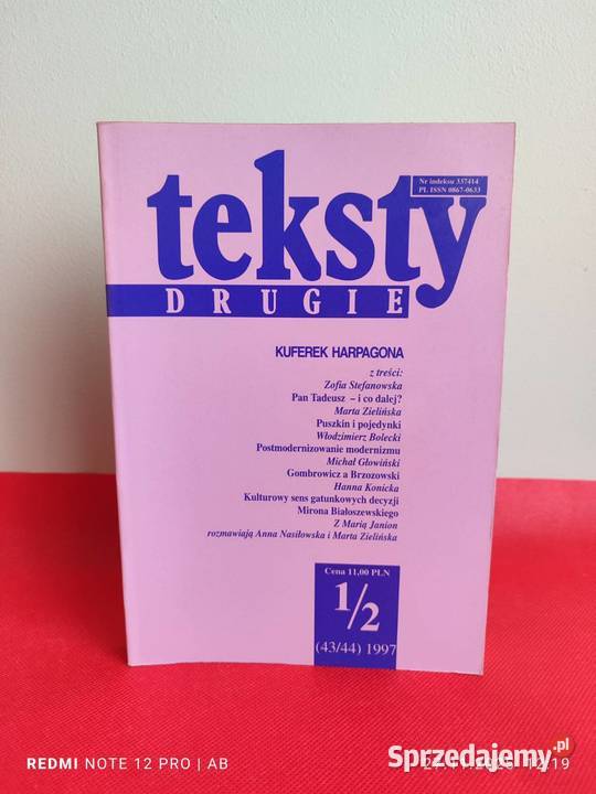Teksty Drugie 12 4344 1997 Kuferek Harpagona IBL Katowice
