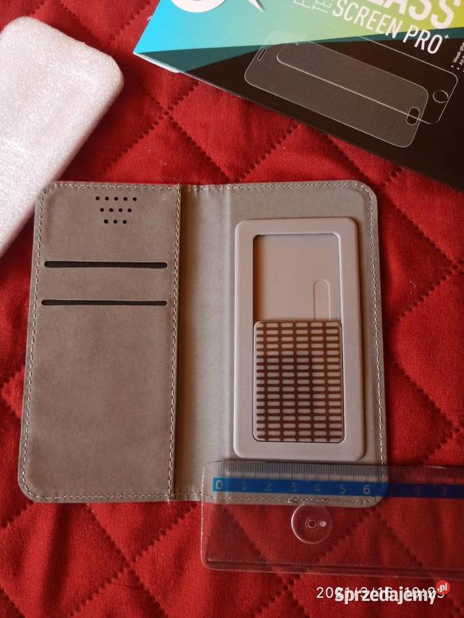 Uniwersalne czerwone etui szkło do telefonów 45 Apple / iPhone