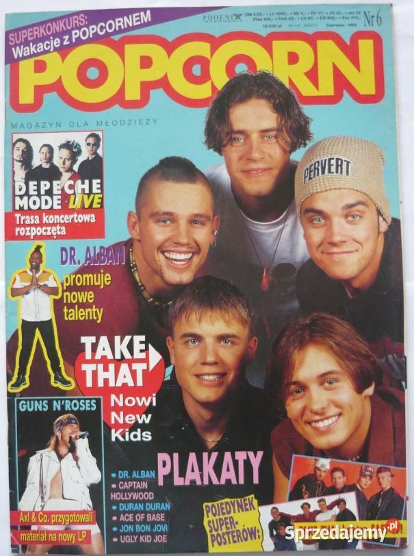 CZASOPISMA PRASA POPCORN 1993 WYPRZEDAŻ ŚWIAT Czasopisma Bydgoszcz