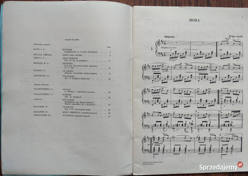 Klasszikus tncok s virtuózdarabok harmonikra II Pozostałe Szczecin
