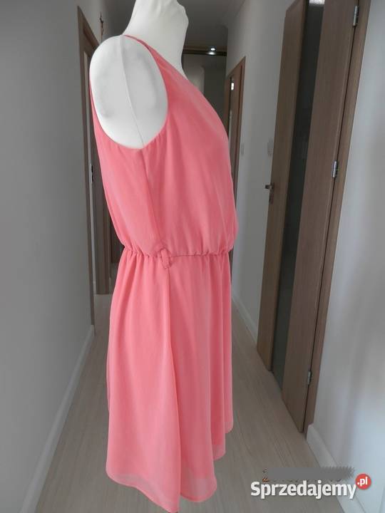 Sukienka Wizytowa Rozkloszowana Szyfonowa Nowa z Łomża