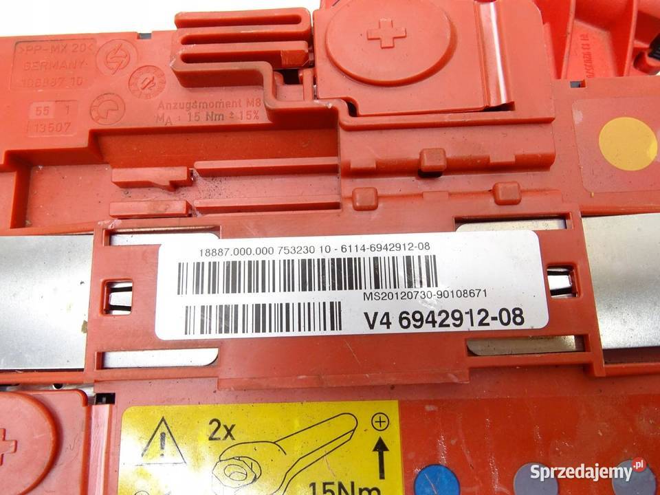 KLEMA PLUSOWA PIROTECHNICZNA 9217018 BMW E81 E82 osobowe