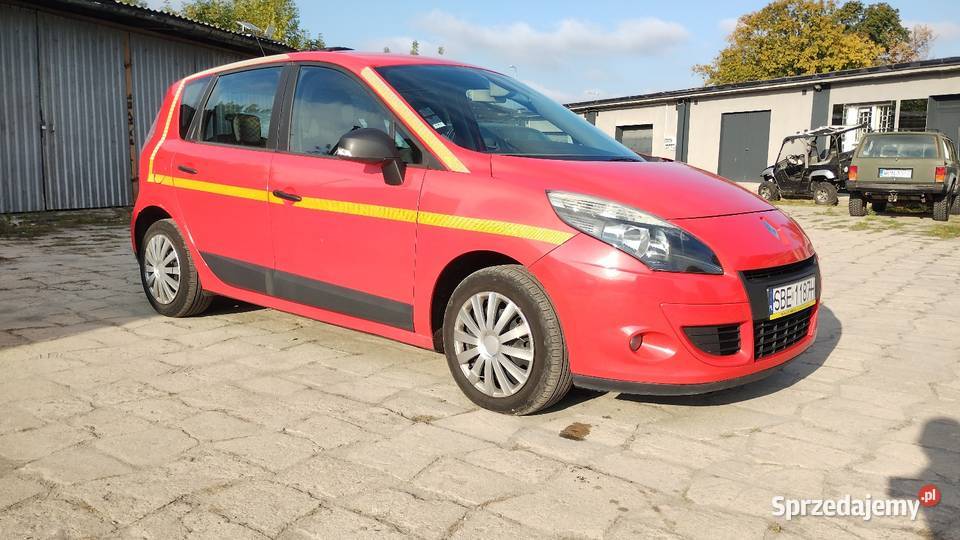 Renault Scenic 3 15 dci 110 czerwony Scenic