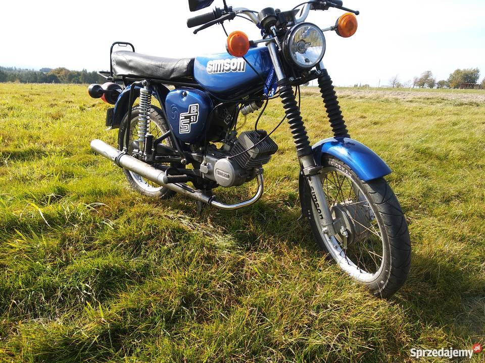 Simson S51 4B generalnym remoncie Wola Rafałowska