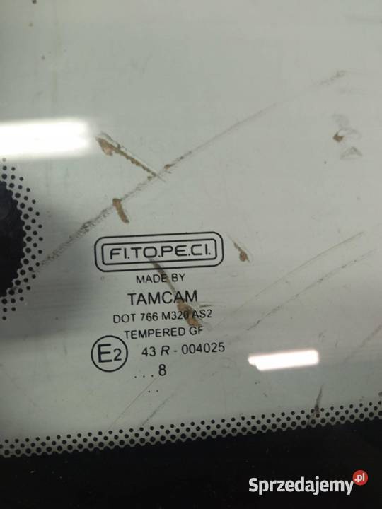 SZYBA DRZWI PRZESUWNE UCHYLNA LEWA 08 R Fiat