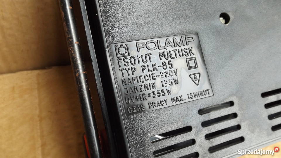 LAMPA KWARCOWA POLAMP PLK85 Pozostałe warmińsko-mazurskie Grodziczno