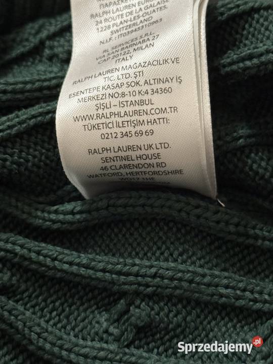 Sweter Polo Ralph Lauren M 100 bawełna długi Swetry i golfy Skarżysko-Kamienna