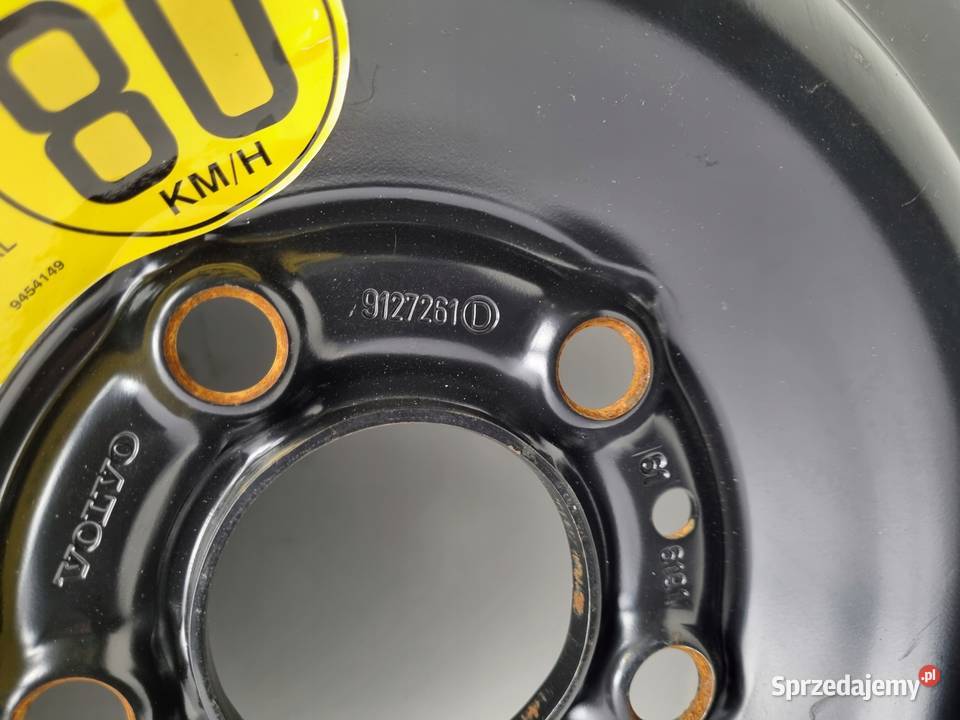 KOŁO ZAPASOWE DOJAZDOWE 11570 R15 Volvo S70 V70 Rudka sprzedam