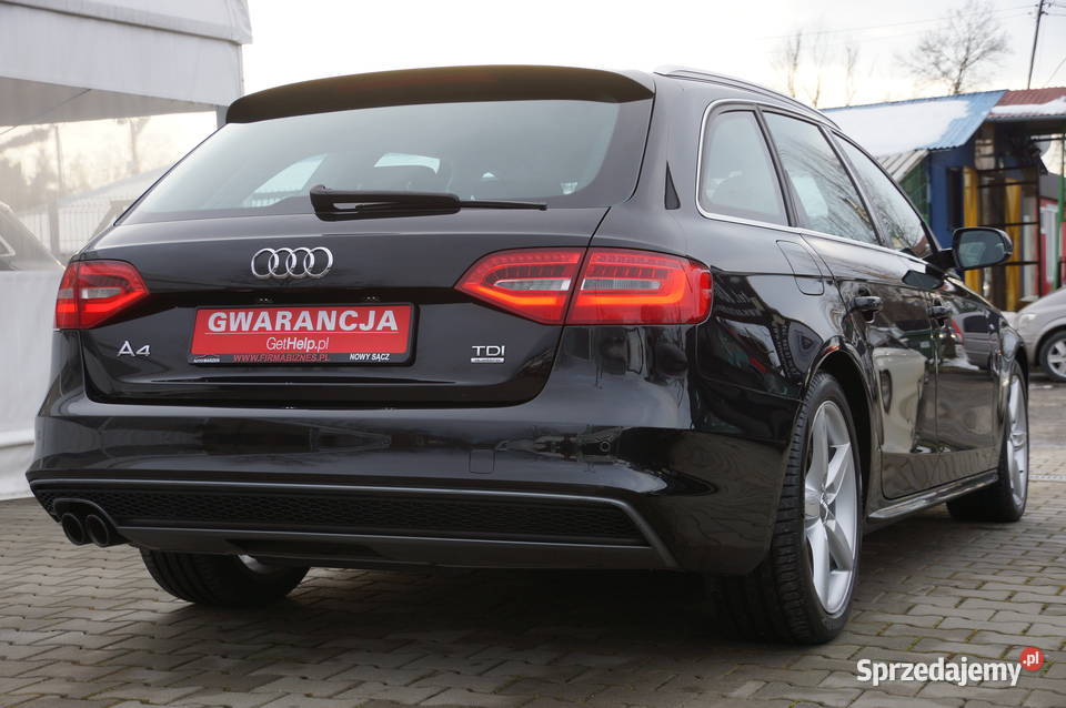 Audi A4 20 TDI CR 190 4x4 Lift SLine Biksenon reflektory ksenonowe Nowy Sącz