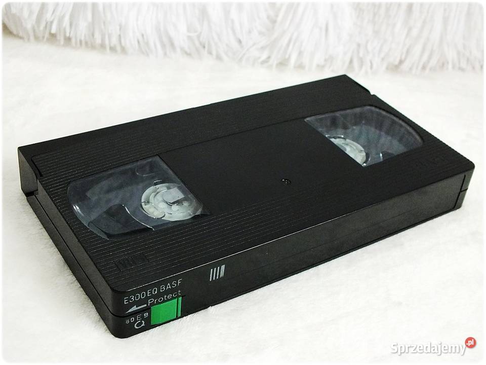 Kaseta VHS BASF Zwiększona pojemność 300min 5 Żary