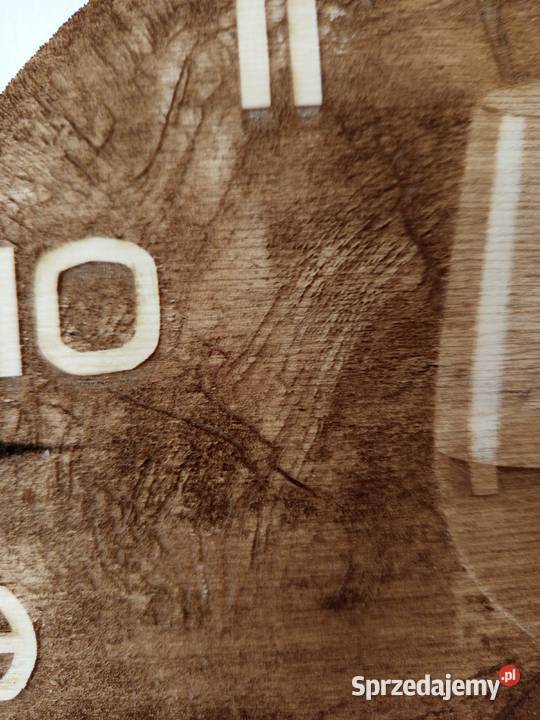 Zegar z kieliszkiem wina grawer 3D średnica 40 Bełchatów sprzedam