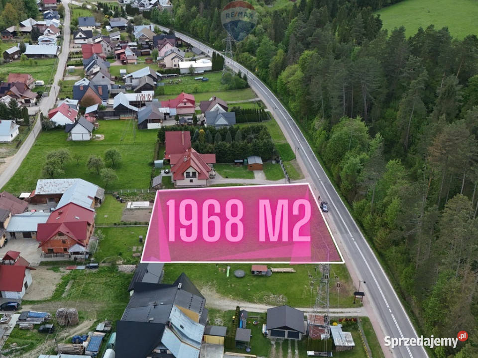 DZIAŁKA BUDOWLANA W NIEDZICY 43m Niedzica sprzedam