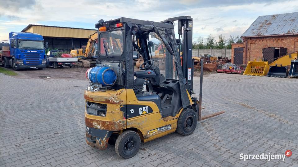 Wózek widłowy Caterpillar GP15N 15t pozycjoner Motoryzacja Sochaczew