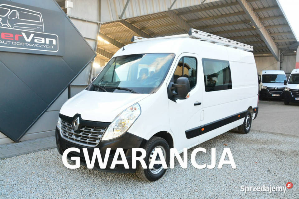 Renault Master 7 osobowy brygadówka doka pełna elektryczne szyby Samochody dostawcze