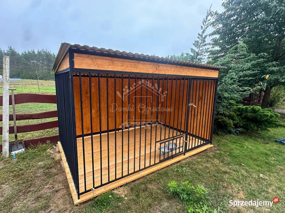 Kojec Psa 3x25m Miski obrotowe Drewniana podłoga Zwierzęta Wrocław