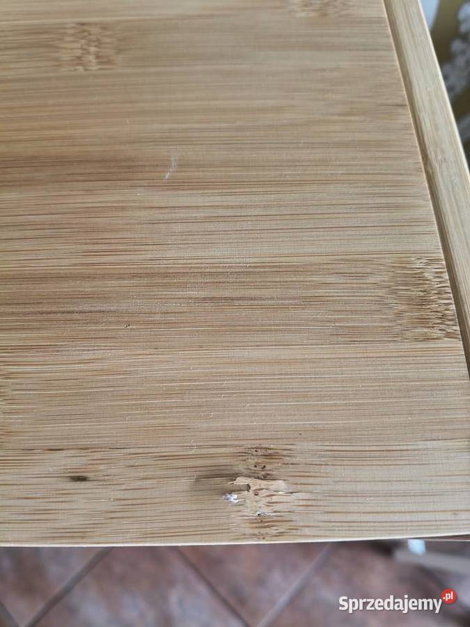 Regał bambusowy trzy półki