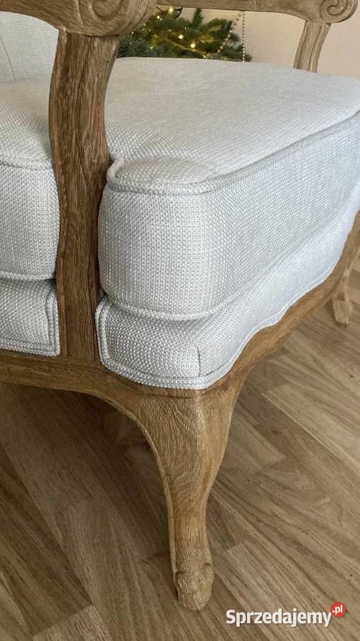 Fotel ludwikowski dębowy Wilczyn