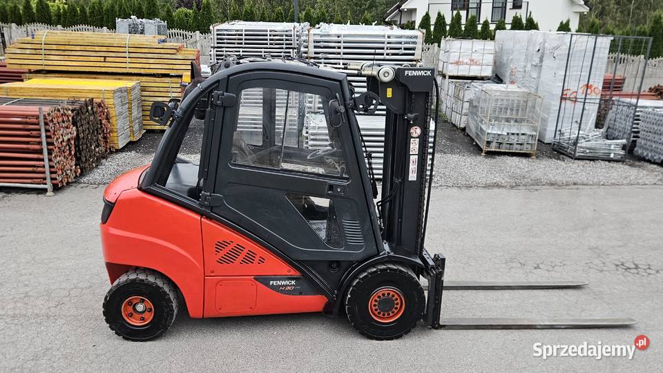 Wózek widłowy LINDE Kabina DIESEL 2016 r świętokrzyskie Ćmińsk
