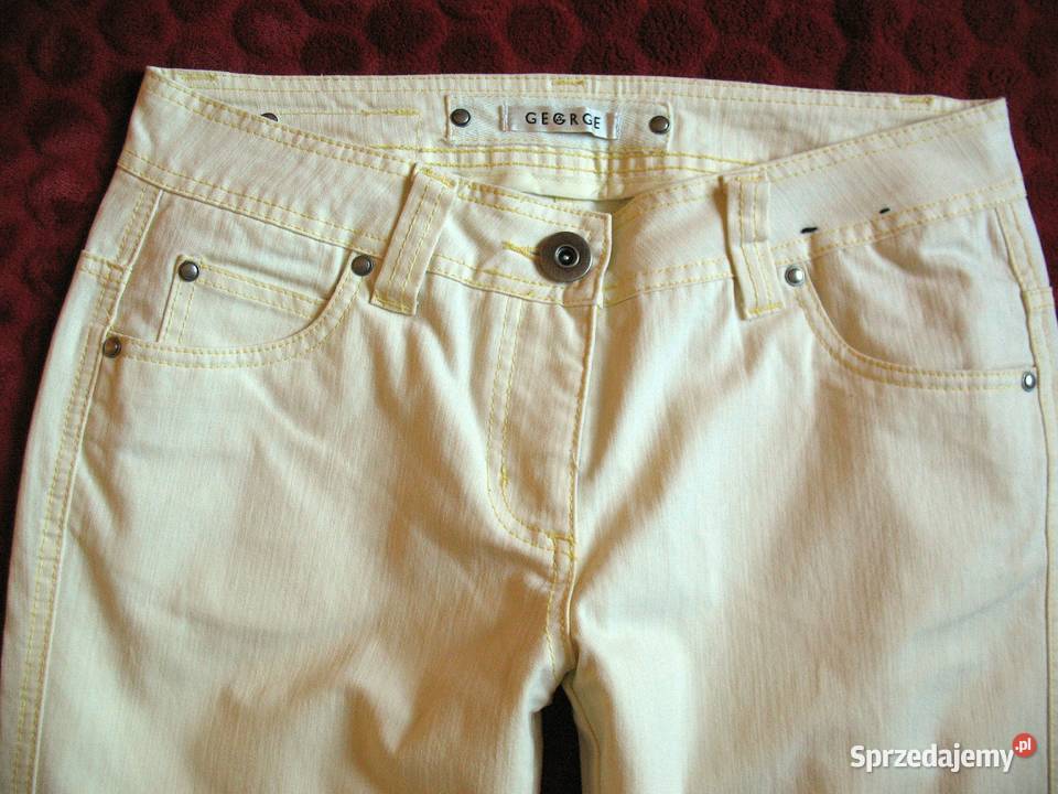 Spodnie damskie jeans 40 L biodra 98 Bermudy