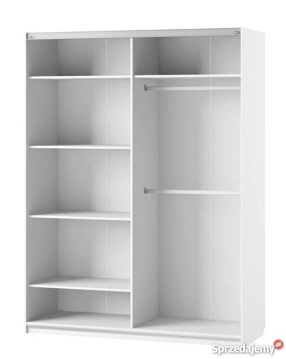 SELENE 30 nowoczesna szafa ubraniowa dwudrzwiowa 164cm