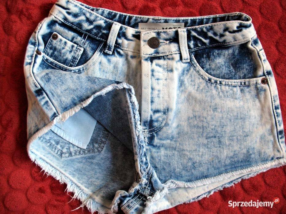 SzortyspodenkiJeans 32 XXS biodra 82 Topshop mazowieckie Siedlce