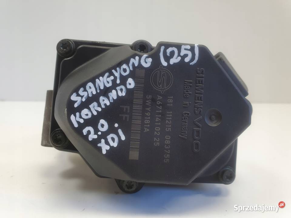 PRZEPUSTNICA SsangYong Korando III 20 D XDI