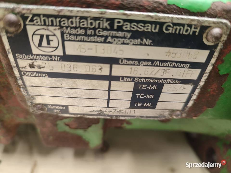 Pochwa mostu 4475436126 JOHN DEERE 3400 wielkopolskie Wilkowo
