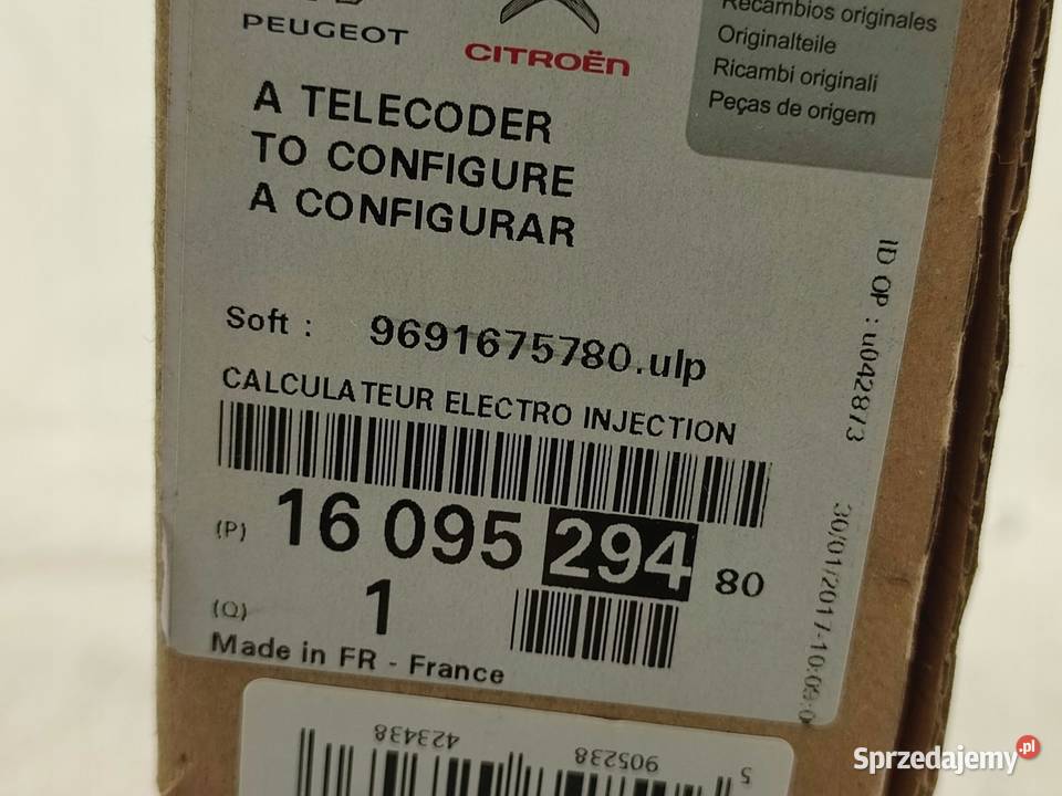 STEROWNIK ECU CITROEN PEUGEOT 14 HDI 2002 ORYG