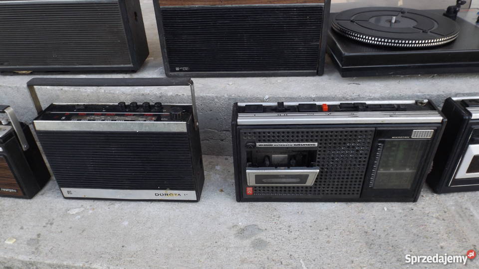 Zestaw radia magnetofony UNITRA kolorofon Grodziczno sprzedam