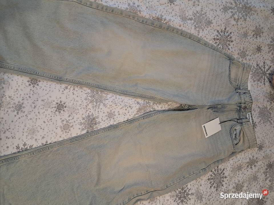 spodnie bershka baggy jeans podkarpackie Rogóżno sprzedam