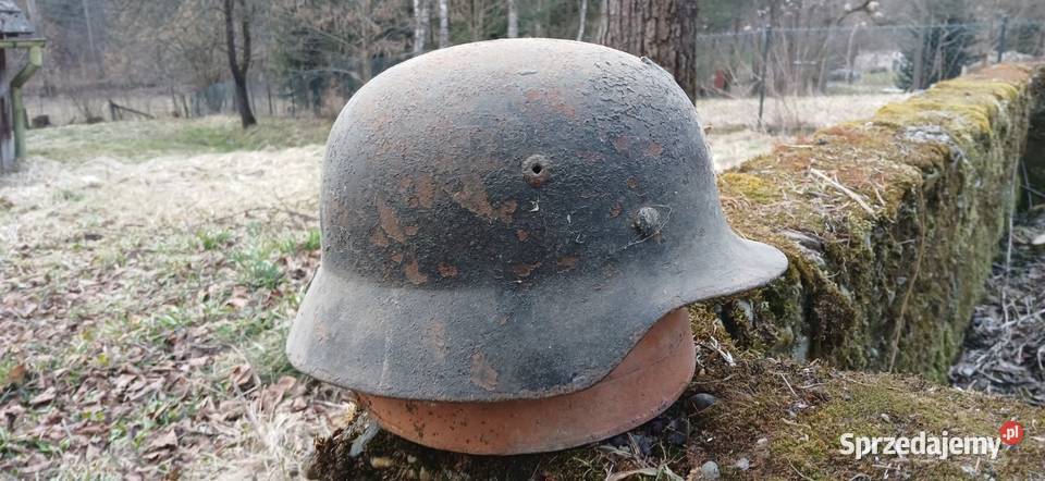 Hełm niemiecki M40 Oświęcim