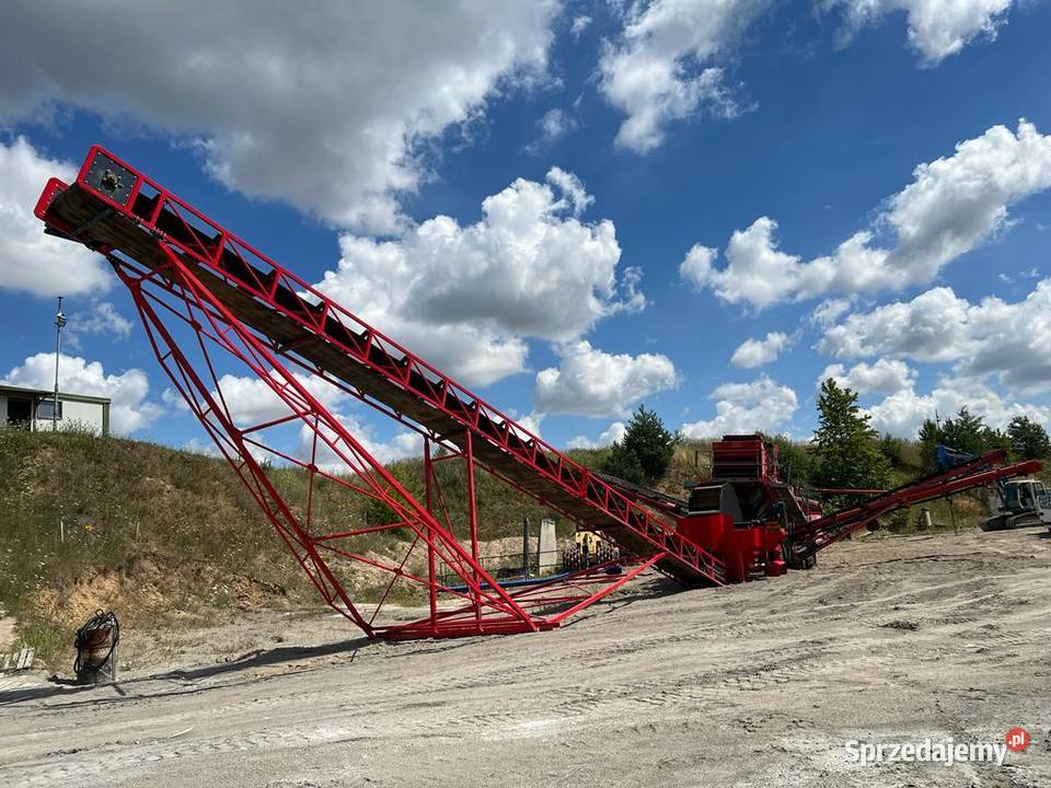 Taśmociąg przenośnik taśmowy 20m x 800mm Kołodziejewo